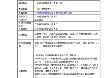 一級建造師轉注冊一建轉注冊如何辦理