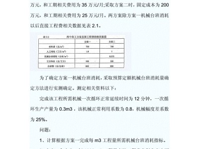 造價工程師案例真題水利造價工程師案例真題