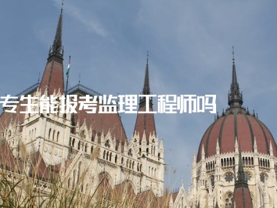 監(jiān)理工程師中級(jí)職稱(chēng)專(zhuān)業(yè)技術(shù)總結(jié)監(jiān)理工程師中專(zhuān)能考嗎