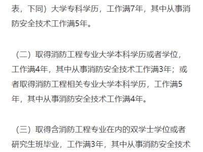 一級(jí)消防工程師考試規(guī)定,一級(jí)消防工程師考試報(bào)名時(shí)間