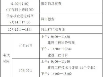 一級建造師各科考試順序一級建造師考試科目時間安排