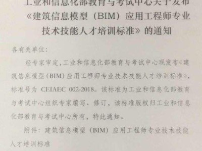 bim技術工程師要考什么bim技術工程師要考什么內容