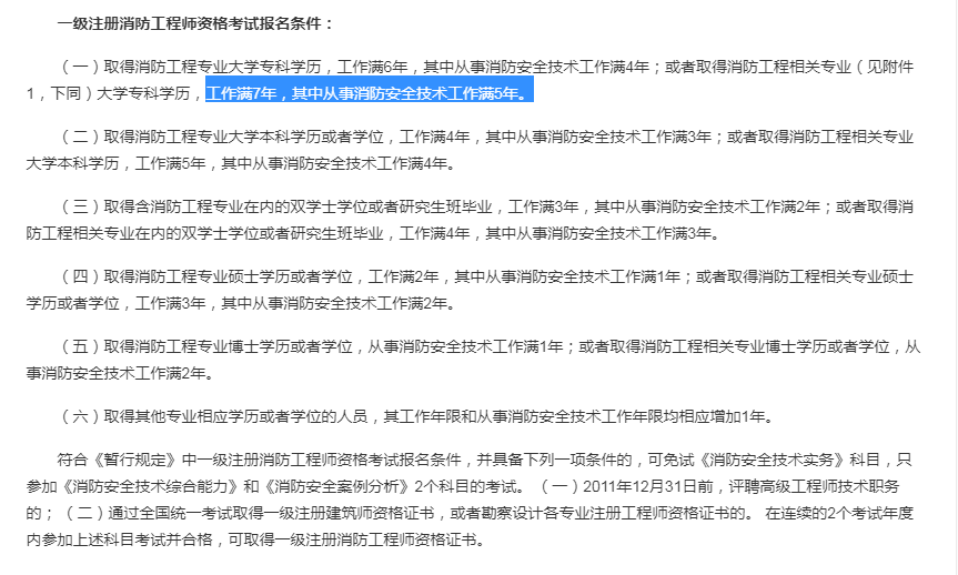 陜西省消防工程師報名條件,陜西省消防工程師報考條件及專業(yè)要求  第2張